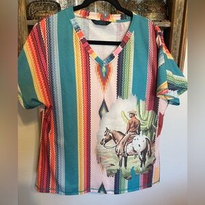 Western inspired top